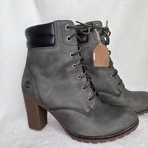 Timberland Women's Heeled Green Boots